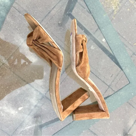 Veronica Beard Brown Suede Sandals Sz 9.5