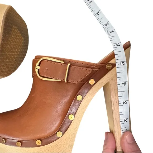 Veronica Beard Women's Alek Slip On Studded High Heel Clogs 9