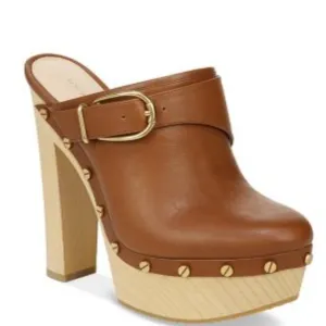 Veronica Beard Women's Alek Slip On Studded High Heel Clogs