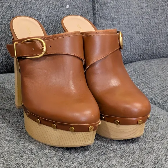Veronica Beard Women's Alek Slip On Studded High Heel Clogs