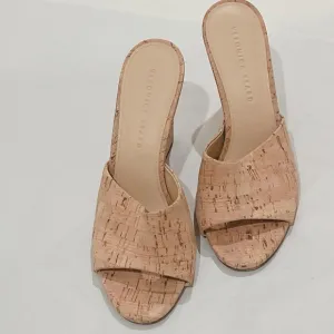 Veronica Beard Women's Dali Wedge Slide Cork Sandals size 8.5