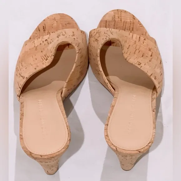 Veronica Beard Women's Dali Wedge Slide Cork Sandals size 8.5