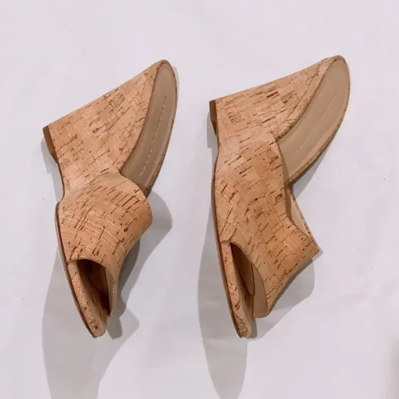 Veronica Beard Women's Dali Wedge Slide Cork Sandals size 8.5
