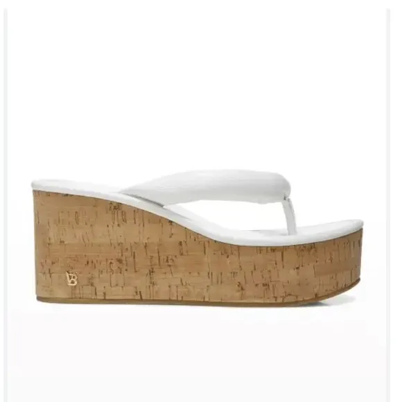 Veronica BeardGeno Cork Wedge Sandals white size 9.5 M