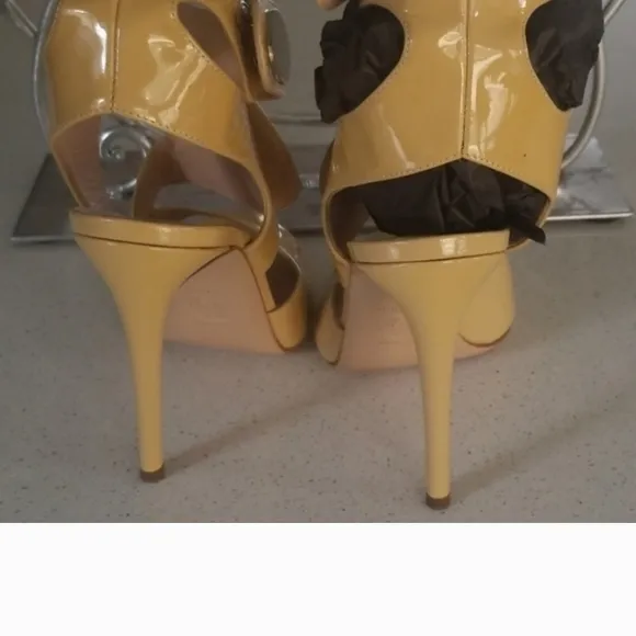 Versace Yellow Women's High Heel Sandals