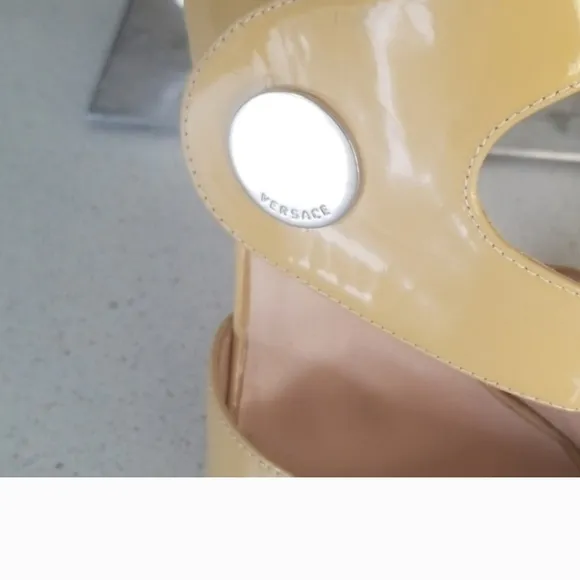 Versace Yellow Women's High Heel Sandals