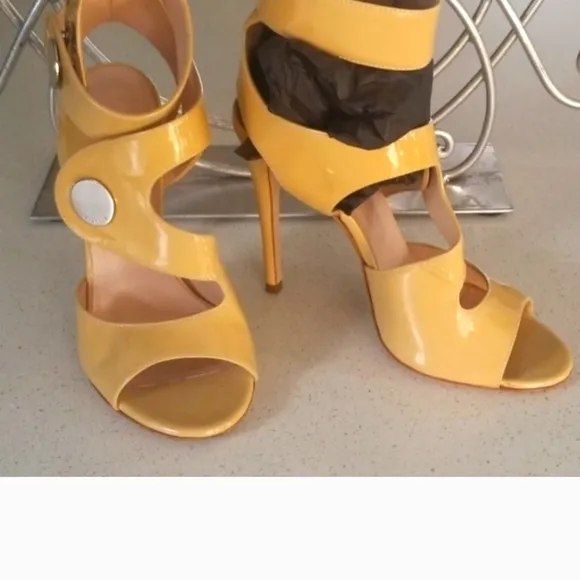 Versace Yellow Women's High Heel Sandals