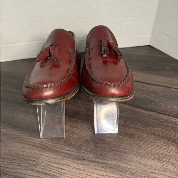 🔥VGT Sebago Mens Sz 8,5 D Classic Dan Loafer Shoe Penny Burgundy Leather Casual