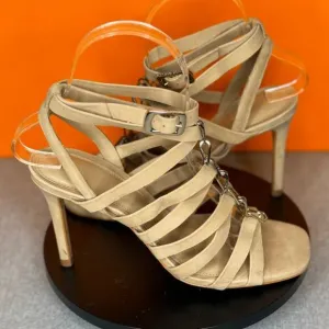 Vince Camuto Aloninna Tortilla Tan Gladiator Sandal Heel Size 6