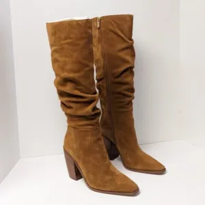 Vince Camuto Aprine Tall Slouch Boots, Golden Walnut, Women's 8.5
