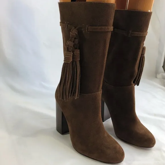 Vince Camuto Fernel Slouch Tassel Boots Bootie 5.5