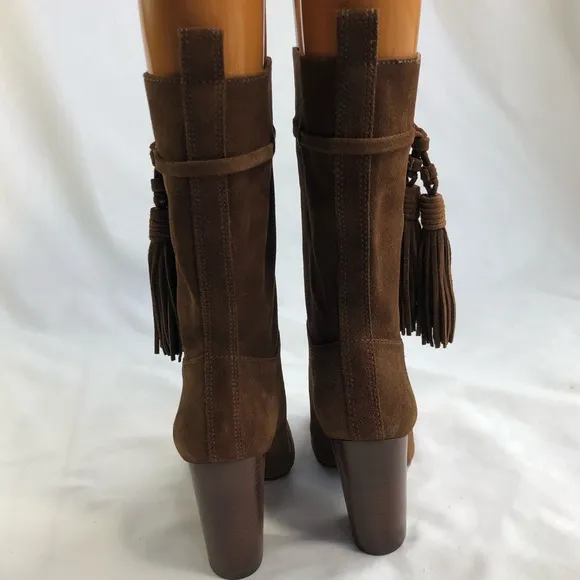 Vince Camuto Fernel Slouch Tassel Boots Bootie 5.5