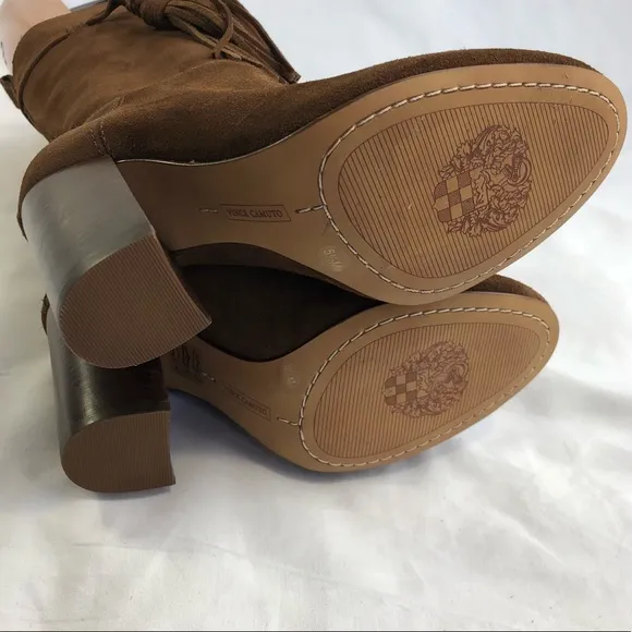 Vince Camuto Fernel Slouch Tassel Boots Bootie 5.5