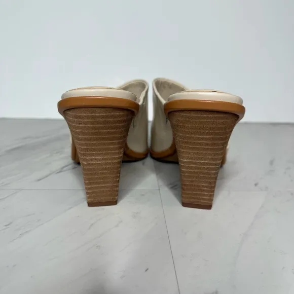 Vince Camuto Fissana Stacked Heel Leather Sandal 10M