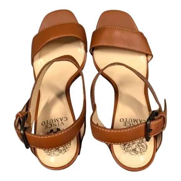 Vince camuto Lethalia Platform Block-Heel Sandals Sz 9