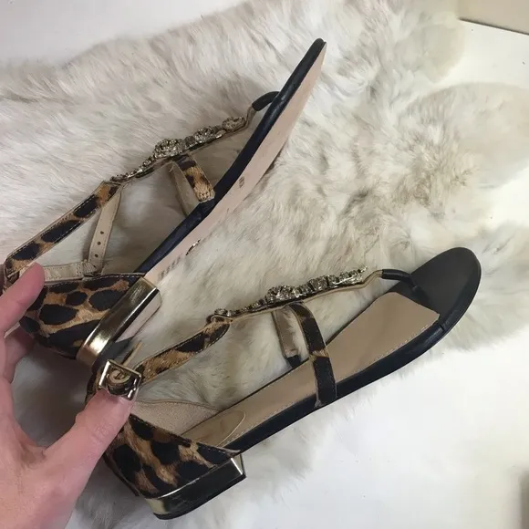 Vince Camuto New Leopard Print Sandals 6 M
