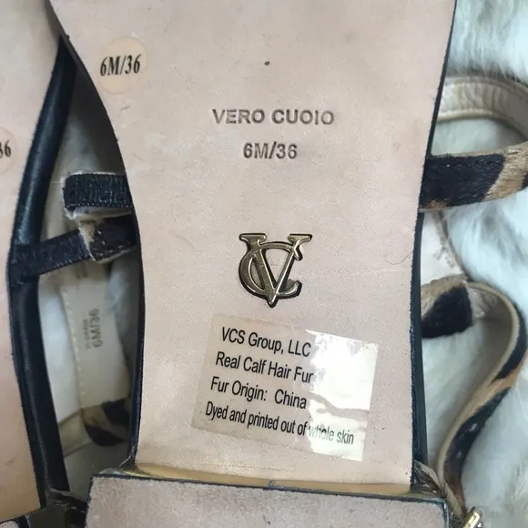Vince Camuto New Leopard Print Sandals 6 M