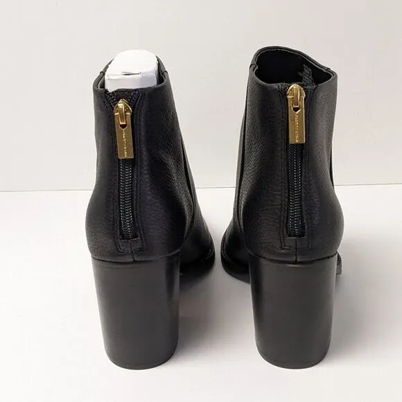 Vince Camuto Polleah Ankle Boots, Black Leather, Women's 10