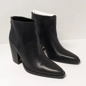Vince Camuto Polleah Ankle Boots, Black Leather, Women's 10