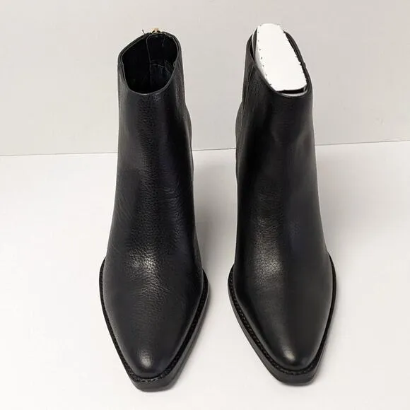 Vince Camuto Polleah Ankle Boots, Black Leather, Women's 10