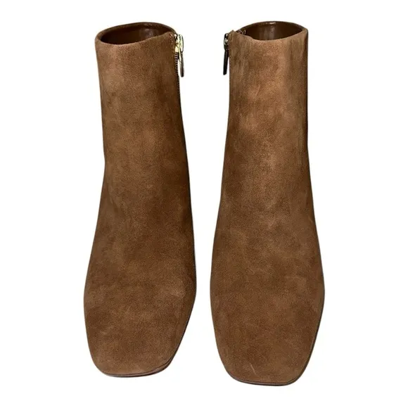 Vince Camuto women’s Laiklen lux kid Suede leather Ankle block heel Boots size 9