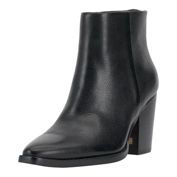 Vince Camuto Women's Polleah Block Heel Booties Black Size 8