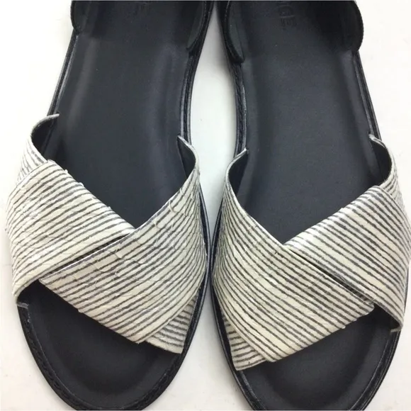 Vince Like New Idara Lizard Embossed Leather D’Orsay Sandals Size 9