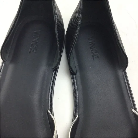 Vince Like New Idara Lizard Embossed Leather D’Orsay Sandals Size 9