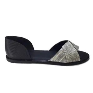 Vince Like New Idara Lizard Embossed Leather D’Orsay Sandals Size 9