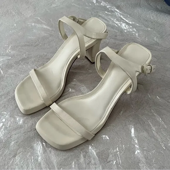 Vince Luella Leather Heel Sandals