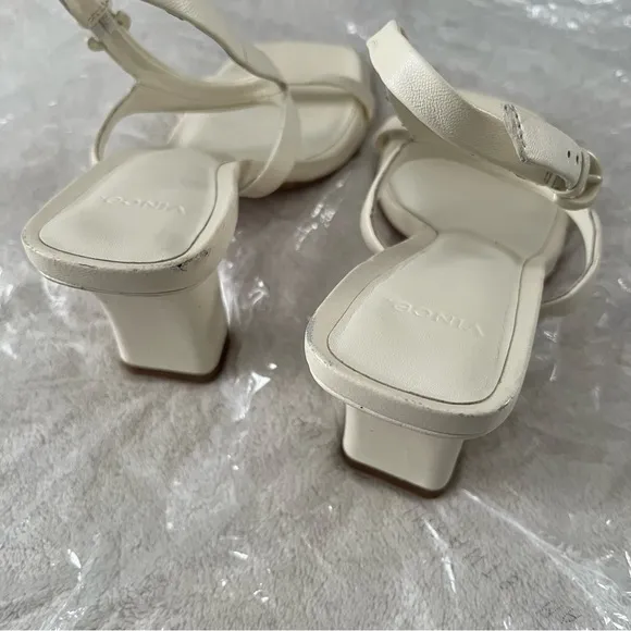 Vince Luella Leather Heel Sandals