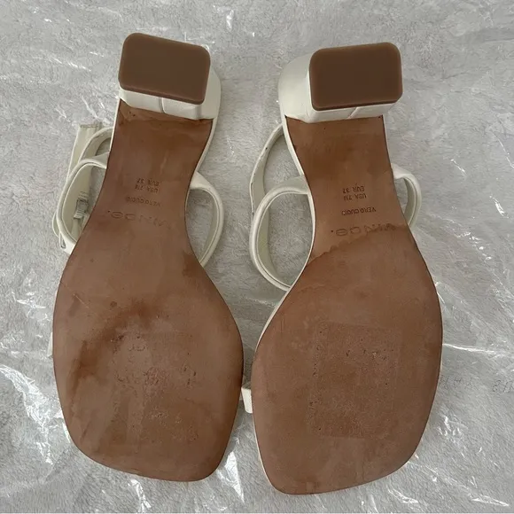 Vince Luella Leather Heel Sandals