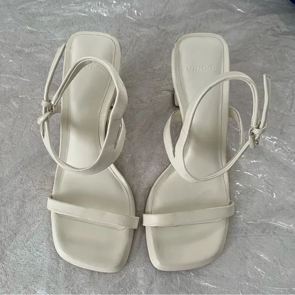 Vince Luella Leather Heel Sandals