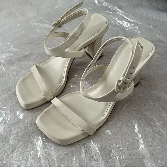 Vince Luella Leather Heel Sandals