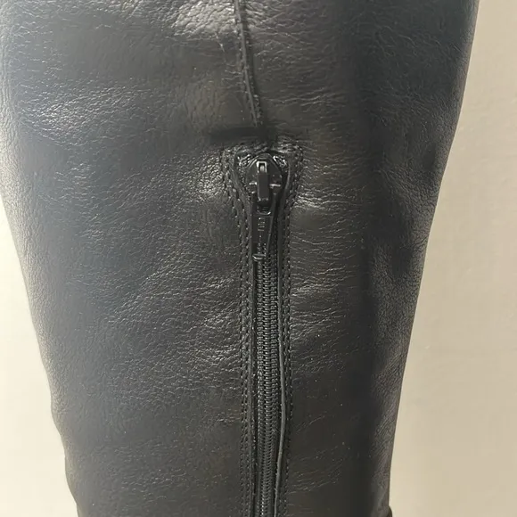 Vintage 80’s Francesco Da Firenze Handmade Italy Women's Black Tall Boots 39 8.5