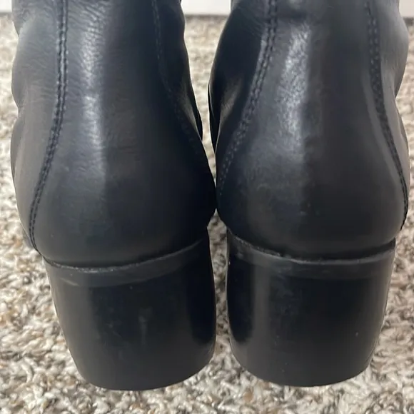 Vintage 80’s Francesco Da Firenze Handmade Italy Women's Black Tall Boots 39 8.5