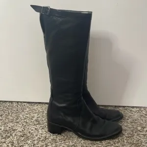 Vintage 80’s Francesco Da Firenze Handmade Italy Women's Black Tall Boots 39 8.5