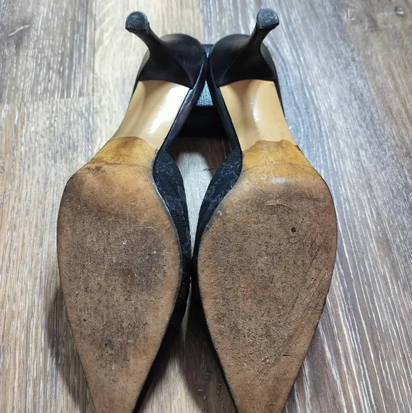 Vintage Gucci Black Heels  - Great Condition - Size 9B - Pair #2