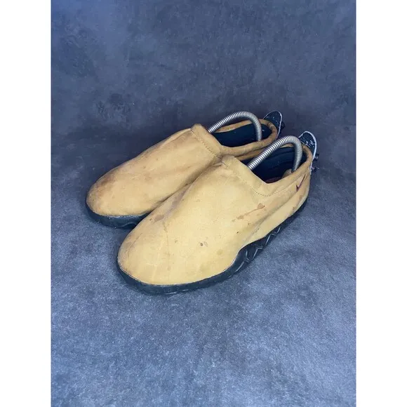 Vintage Nike Air Moc Flax Brick-Flax 175035-261 Shoes Mens US Size 7 RARE