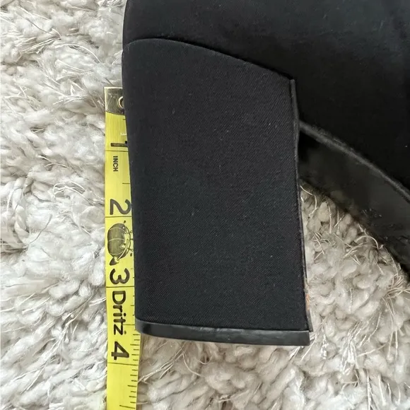 Vintage Prada tessuto  block heel ankle boots