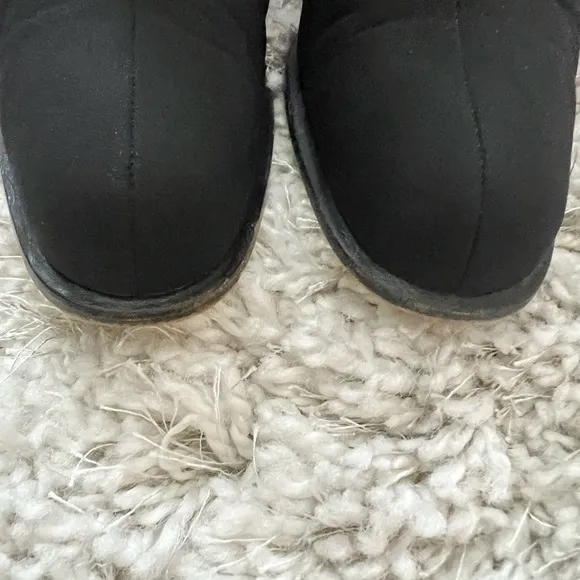 Vintage Prada tessuto  block heel ankle boots