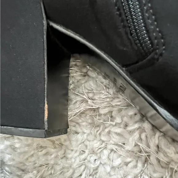 Vintage Prada tessuto  block heel ankle boots