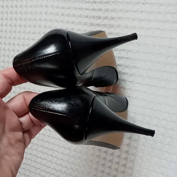 Vintage Sergio Zelcer Black Women's Pump Spanish Leather Collection Size 9N