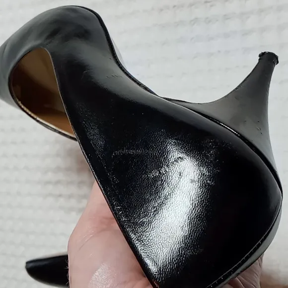 Vintage Sergio Zelcer Black Women's Pump Spanish Leather Collection Size 9N