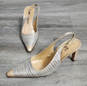 Vintage ST.John Pointy Toe High Heel Sandals