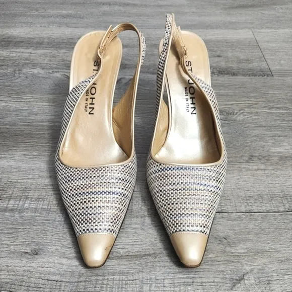 Vintage ST.John Pointy Toe High Heel Sandals