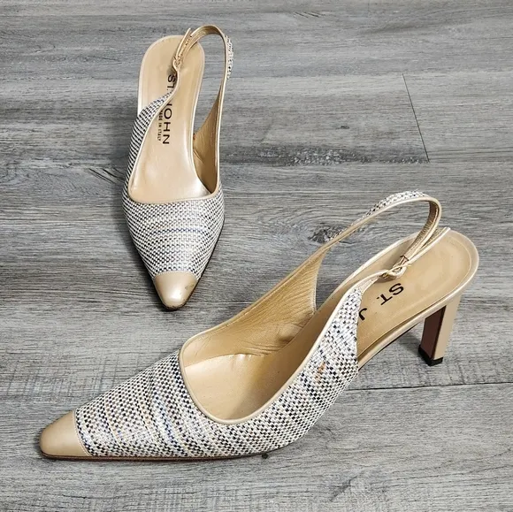 Vintage ST.John Pointy Toe High Heel Sandals