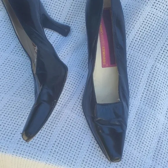 Vintage Susan Bennis Edward's Black‎ pumps 10