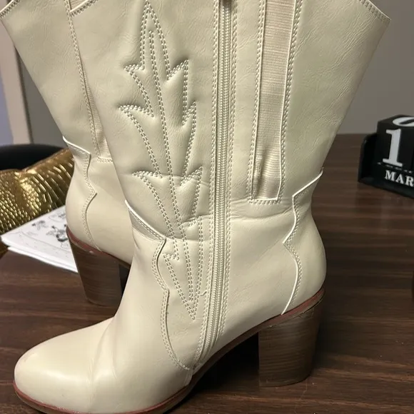 White Cowboy Boots