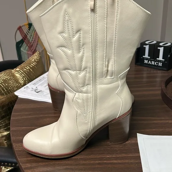 White Cowboy Boots